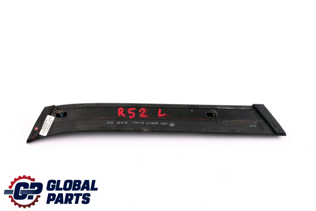 Sealing Seal Gasket Roof Frame Left N/S to BMW Mini Cabrio R52 with Part number 7177319 BMW Mini Cabrio R52 Sealing Seal Gasket Roof Frame Left N/S - SKU 7177319 - Part number 7177319