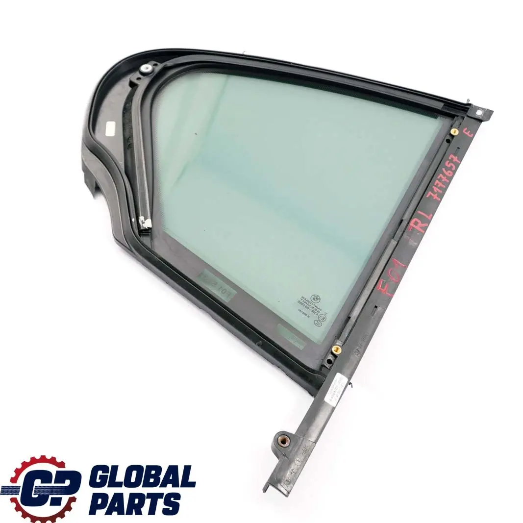 Left Door N/S Side Window Glass Fixed SSG to BMW 7 Series F01 F04 Rear with Part number 7177657 BMW 7 Series F01 F04 Rear Left Door N/S Side Window Glass Fixed SSG - SKU 7177657 - Part number 7177657