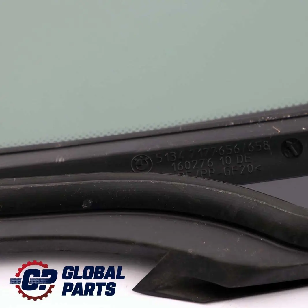 Side Window Glass Rear Right Door O/S Fixed SSG to BMW F01 F04 with Part number 7177658 BMW F01 F04 Side Window Glass Rear Right Door O/S Fixed SSG - SKU 7177658 - Part number 7177658