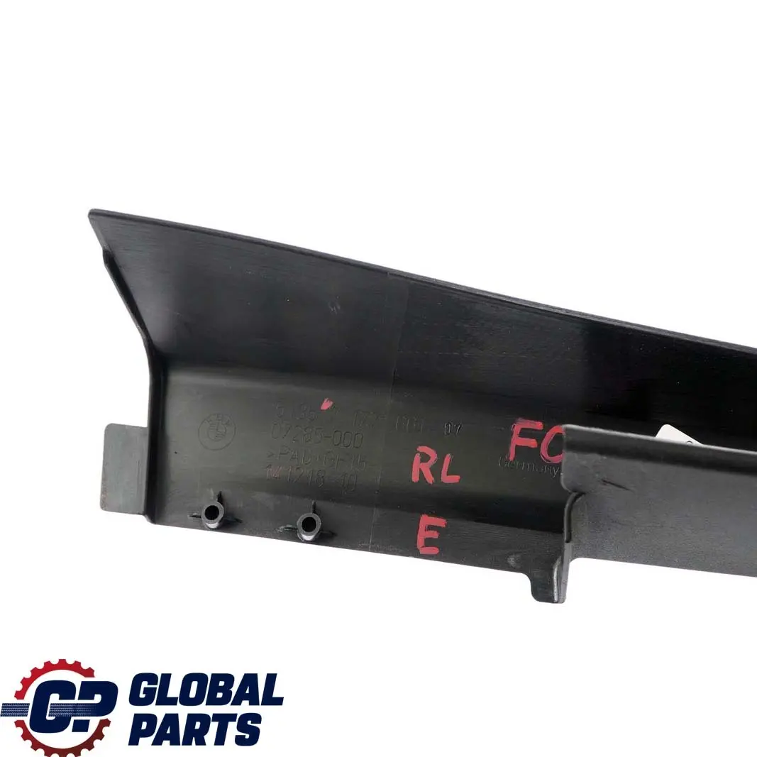 BMW 7 Series F01 Rear Left N/S Door Window Frame Trim Cover Black - SKU 7177661 - Part number 7177661