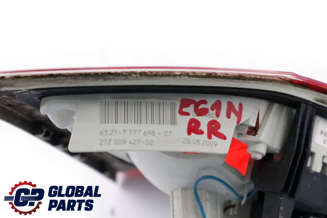 Right O/S Lamp Light Trunk Tailgate to BMW 5 Series E61 LCI Touring Rear with Part number 7177698 BMW 5 Series E61 LCI Touring Rear Right O/S Lamp Light Trunk Tailgate - SKU 7177698 - Part number 7177698