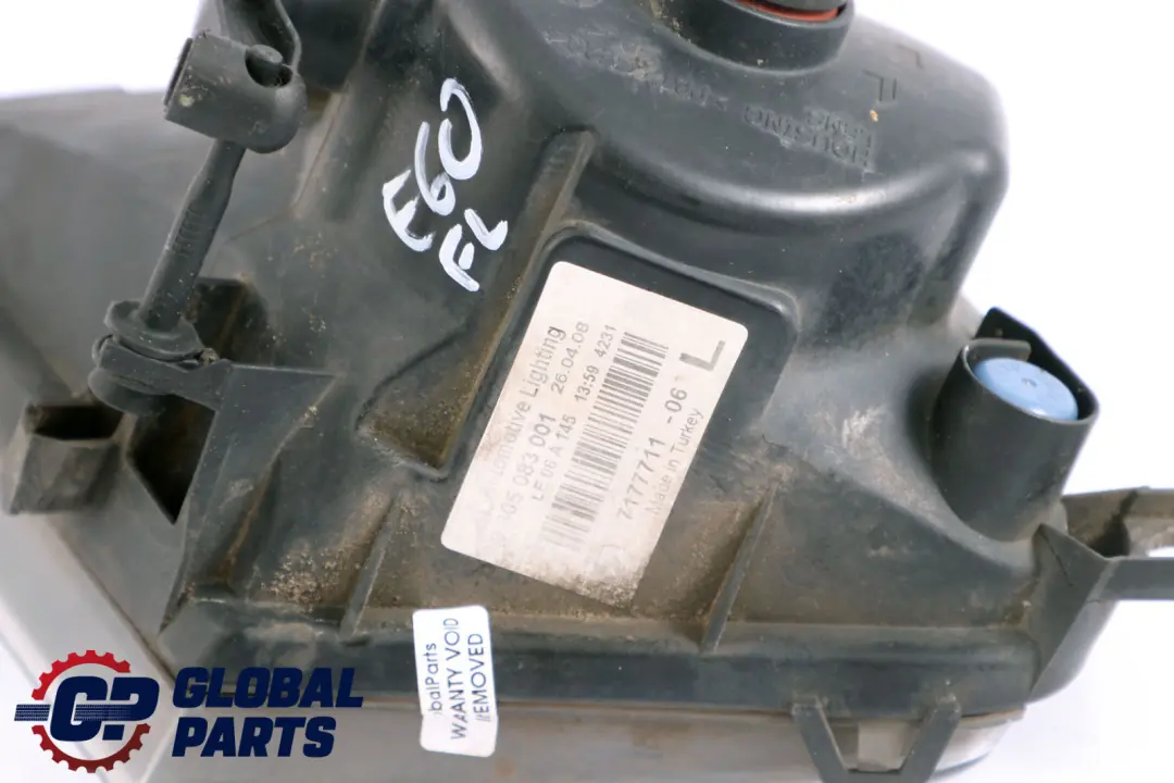 BMW Serie 5 E60 E61 LCI Fendinebbia Lampada Anteriore Sinistra - SKU 7177711 - Numero di parte 7177711