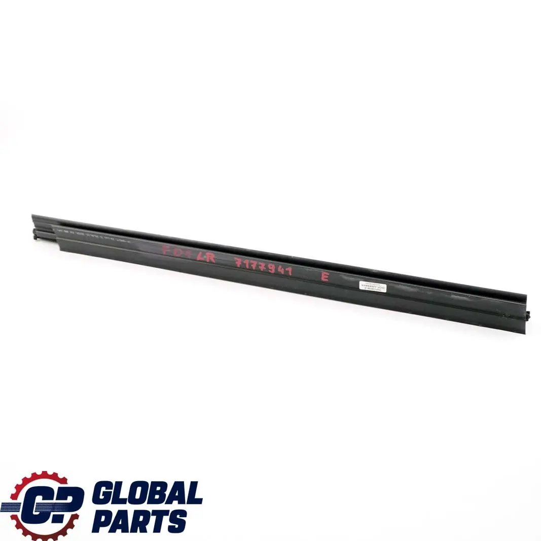 BMW F01 Inner Rear Left Door Window Channel Seal Strip Cover N/S - SKU 7177941 - Part number 7177941
