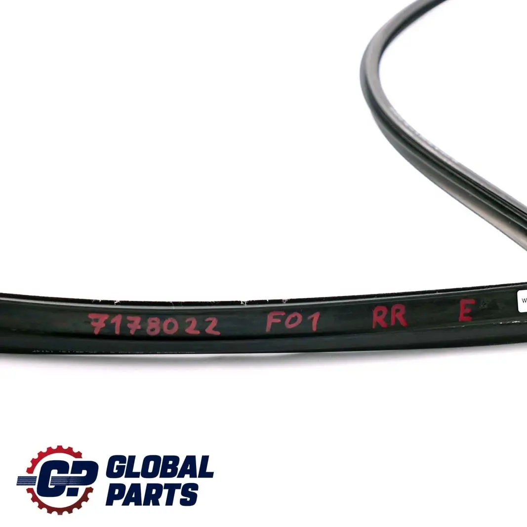 Trasera Derecha Ventana Guia Sello Puerta para BMW F01 F04 con número de pieza 7178022 BMW F01 F04 Trasera Derecha Ventana Guia Sello Puerta - SKU 7178022 - Número de pieza 7178022