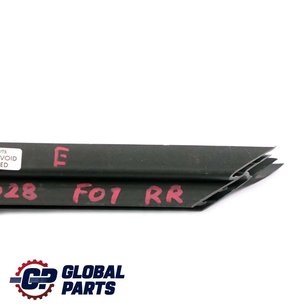 BMW 7 Series F01 F02 F04 Inner Right O/S Window Channel Cover Rear Door - SKU 7178028 - Part number 7178028
