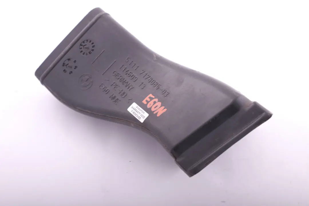 Aerodynamic Bumper Brake Air Duct Left Front N/S to BMW E60 E61 LCI with Part number 7178085 BMW E60 E61 LCI Aerodynamic Bumper Brake Air Duct Left Front N/S - SKU 7178085 - Part number 7178085