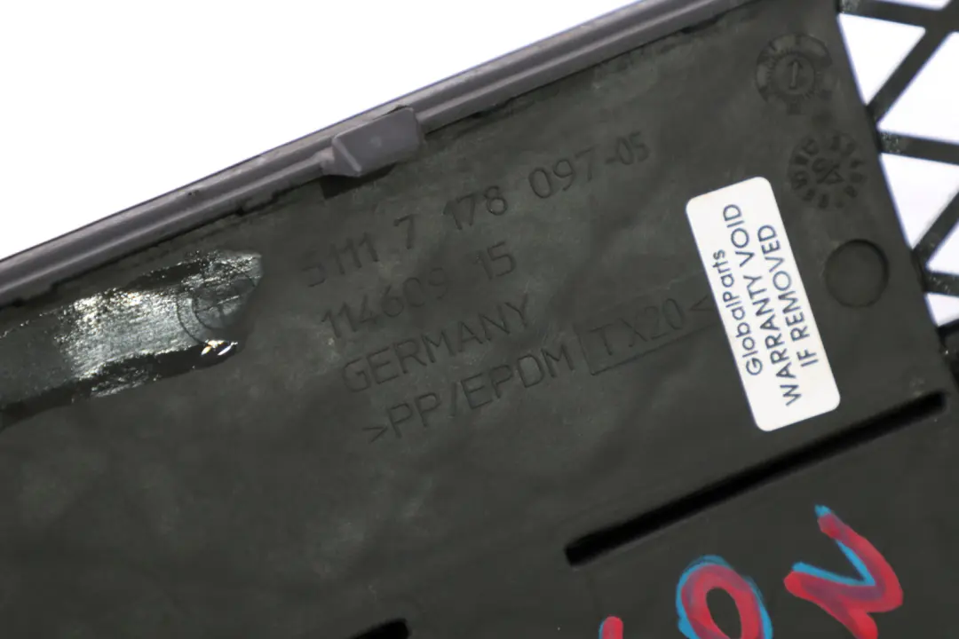 BMW 5 E60 E61 LCI Dolna Osłona Zaślepka Przedniego Zderzaka Lewa - SKU 7178097 - Numer Części 7178097
