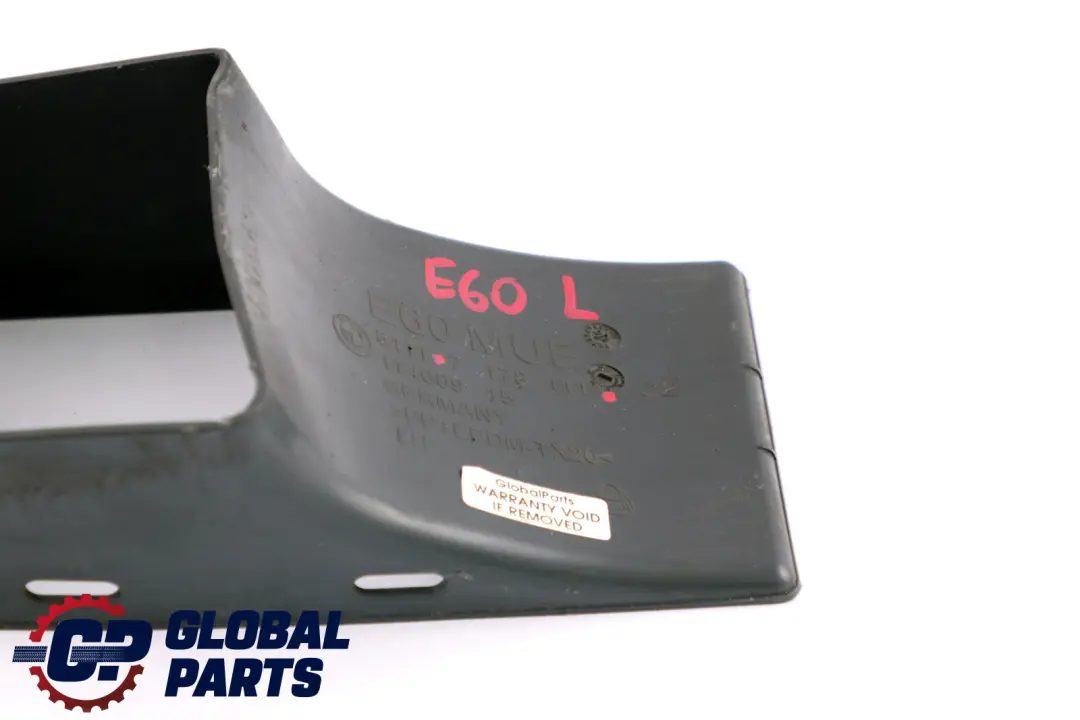 BMW E60 E1 LCI Front Bumper Left Brake Air Duct N/S - SKU 7178111 - Part number 7178111