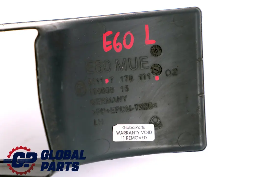 BMW E60 E1 LCI Front Bumper Left Brake Air Duct N/S - SKU 7178111 - Part number 7178111