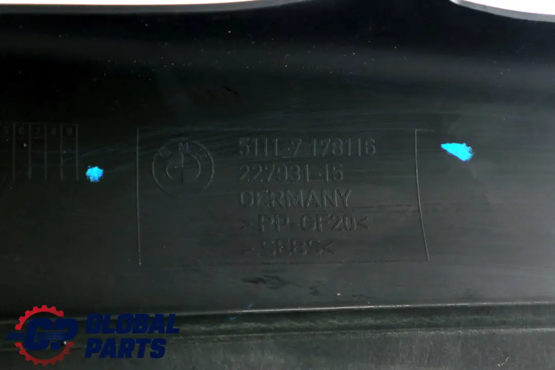 BMW 5 er E60 E61 LCI Luftklappensteuerung Frontblende Luftkanal - SKU 7178116 - Teilenummer 7178116