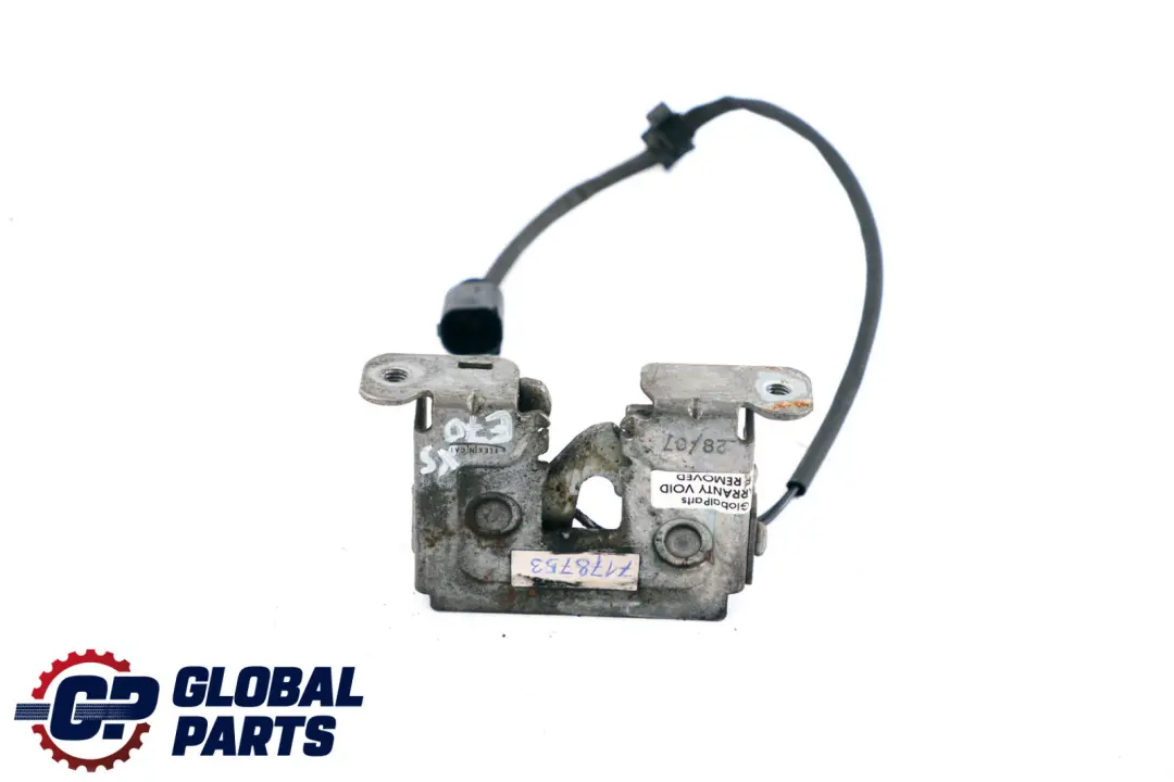 BMW X5 E70 Motor Capó Capó Cerradura Gancho Pestillo - SKU 7178753 - Número de pieza 7178753