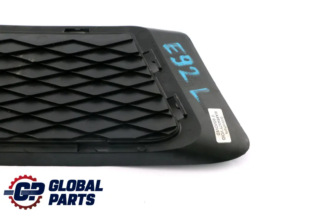 BMW E92 E93 Parachoques Delantero Rejilla Cerrada Inferior Izquierda - SKU 7178991 - Número de pieza 7178991