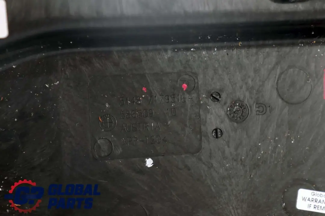 Porta Isolante Anteriore Destra per BMW F01 F02 con numero di parte 7179516 BMW F01 F02 Porta Isolante Anteriore Destra - SKU 7179516 - Numero di parte 7179516