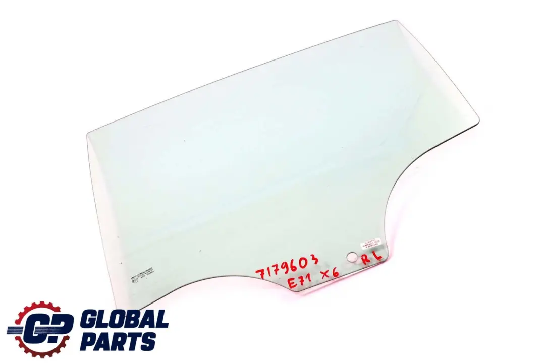 Posteriore Sinistra Porta Lato Verde Vetro Finestra AS2 per BMW X6 E71 con numero di parte 7179603 BMW X6 E71 Posteriore Sinistra Porta Lato Verde Vetro Finestra AS2 - SKU 7179603 - Numero di parte 7179603