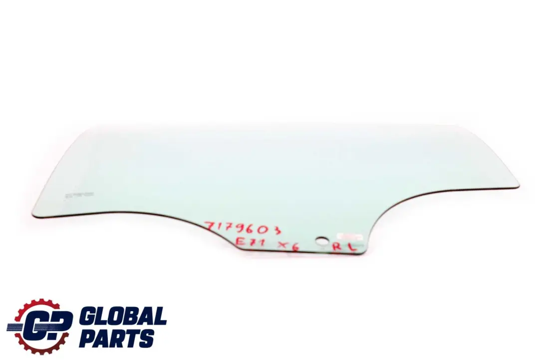 Puerta Trasera Izquierda Lado Verde Cristal AS2 para BMW X6 E71 con número de pieza 7179603 BMW X6 E71 Puerta Trasera Izquierda Lado Verde Cristal AS2 - SKU 7179603 - Número de pieza 7179603