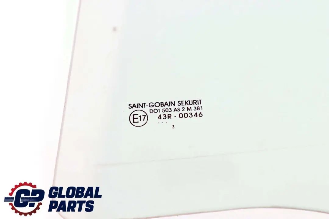 BMW X6 E71 Rear Left N/S Door Side Green Window Glass AS2 - SKU 7179603 - Part number 7179603