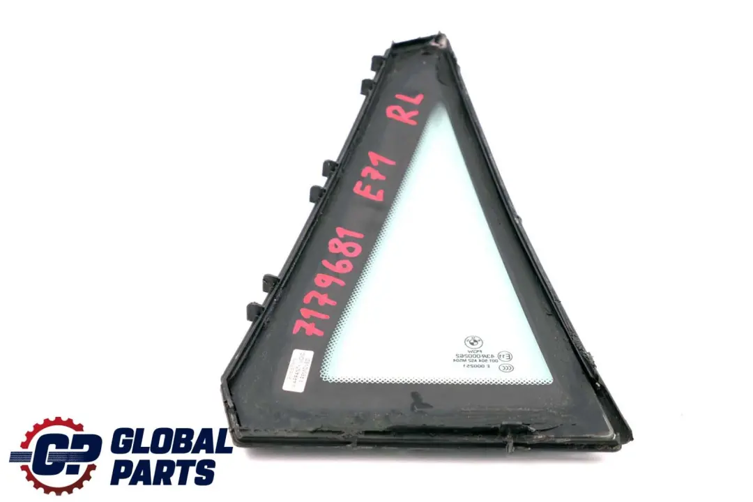 Side Fixed Window Glass Green Door Rear Left N/S AS2 to BMW X6 Series E71 with Part number 7179681 BMW X6 Series E71 Side Fixed Window Glass Green Door Rear Left N/S AS2 - SKU 7179681 - Part number 7179681