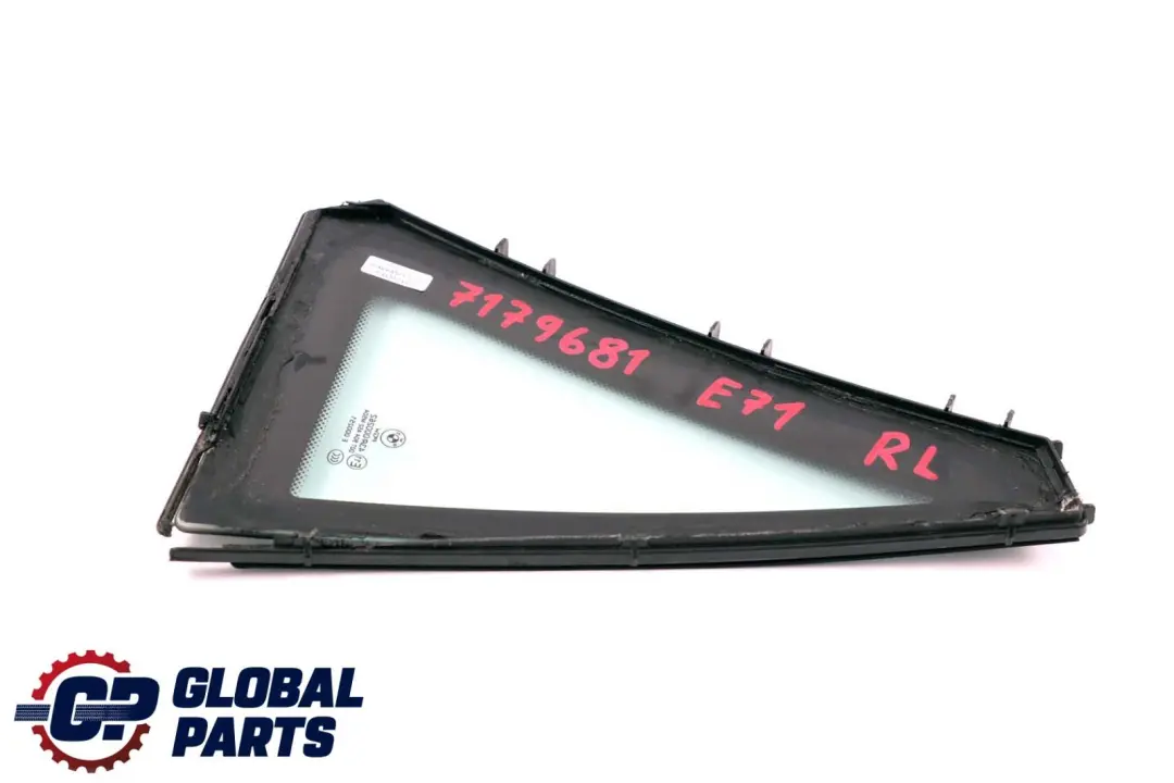 BMW X6 Series E71 Side Fixed Window Glass Green Door Rear Left N/S AS2 - SKU 7179681 - Part number 7179681