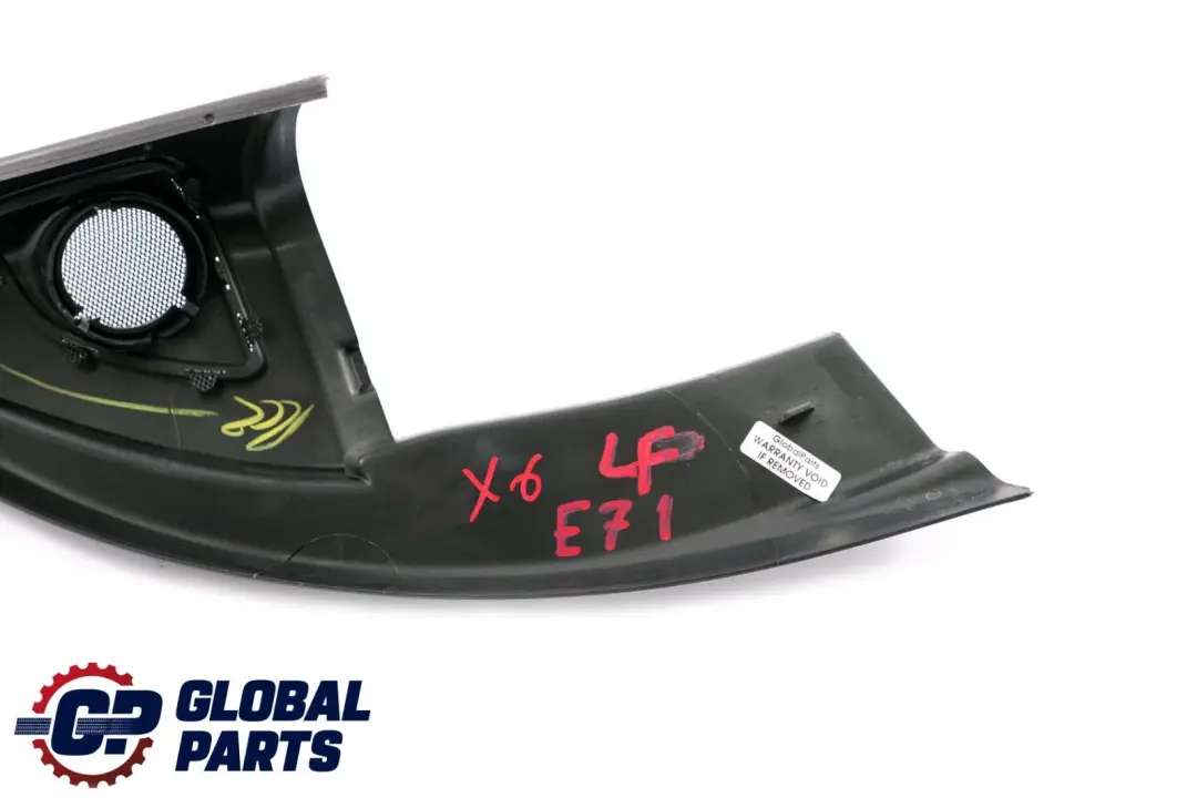 Puerta Delantera Izquierda Marco Cubierta Negro para BMW X6 E71 con número de pieza 7179731 BMW X6 E71 Puerta Delantera Izquierda Marco Cubierta Negro - SKU 7179731 - Número de pieza 7179731