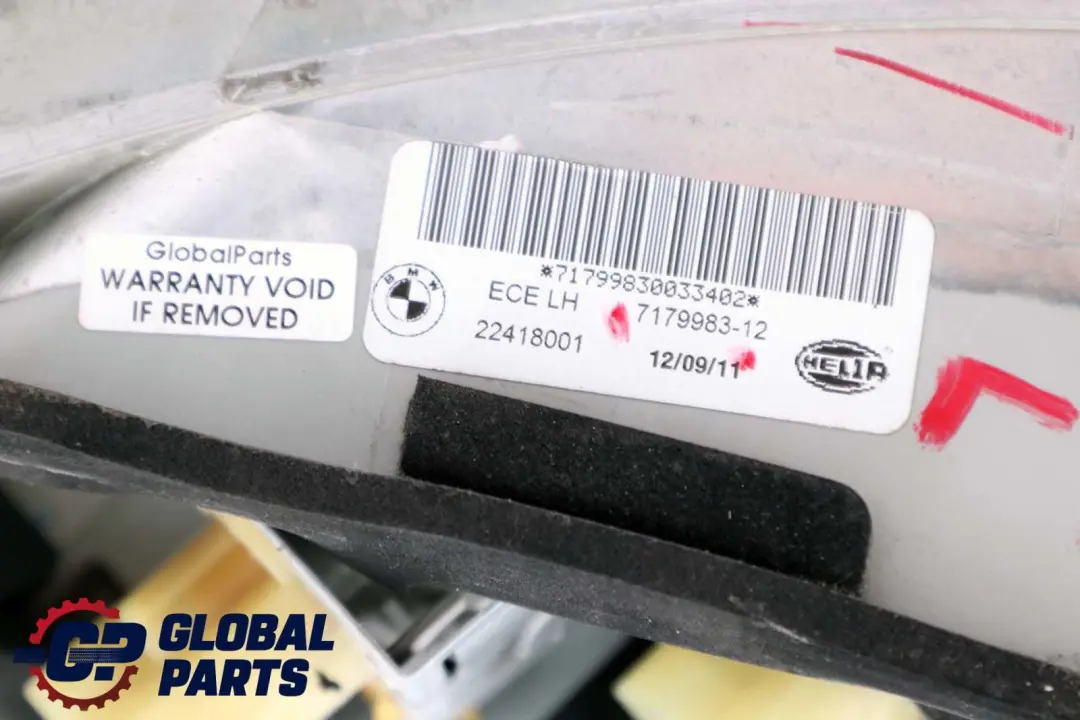 BMW X6 E71 Luce Posteriore Nel Pannello Laterale Lampada Sinistra - SKU 7179983 - Numero di parte 7179983