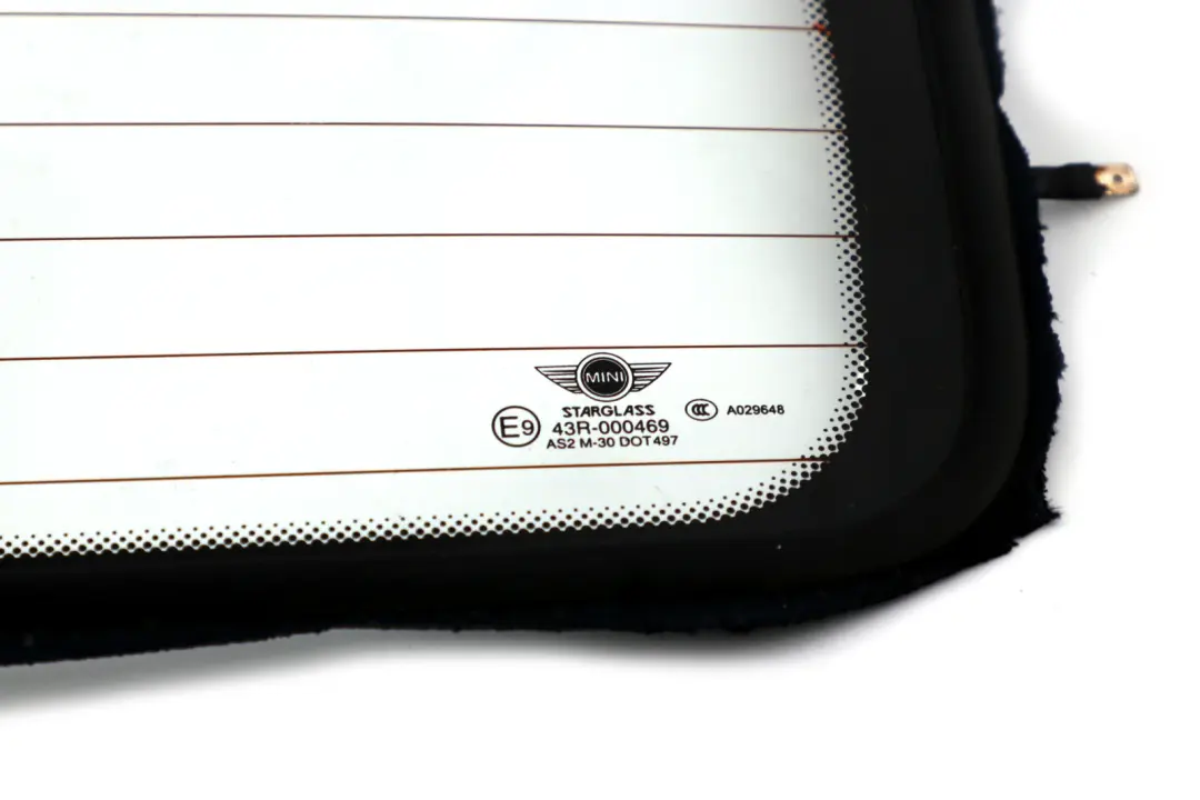 Mini Cooper One R52 Cabriolet Convertible Capot Lunette Arriere AS2 - SKU 7180037-2 - Numéro de pièce 7180037