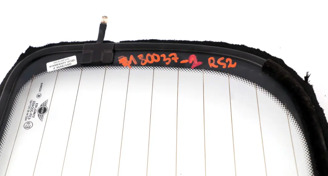 Mini Cooper One R52 Cabriolet Convertible Capot Lunette Arriere AS2 - SKU 7180037-2 - Numéro de pièce 7180037