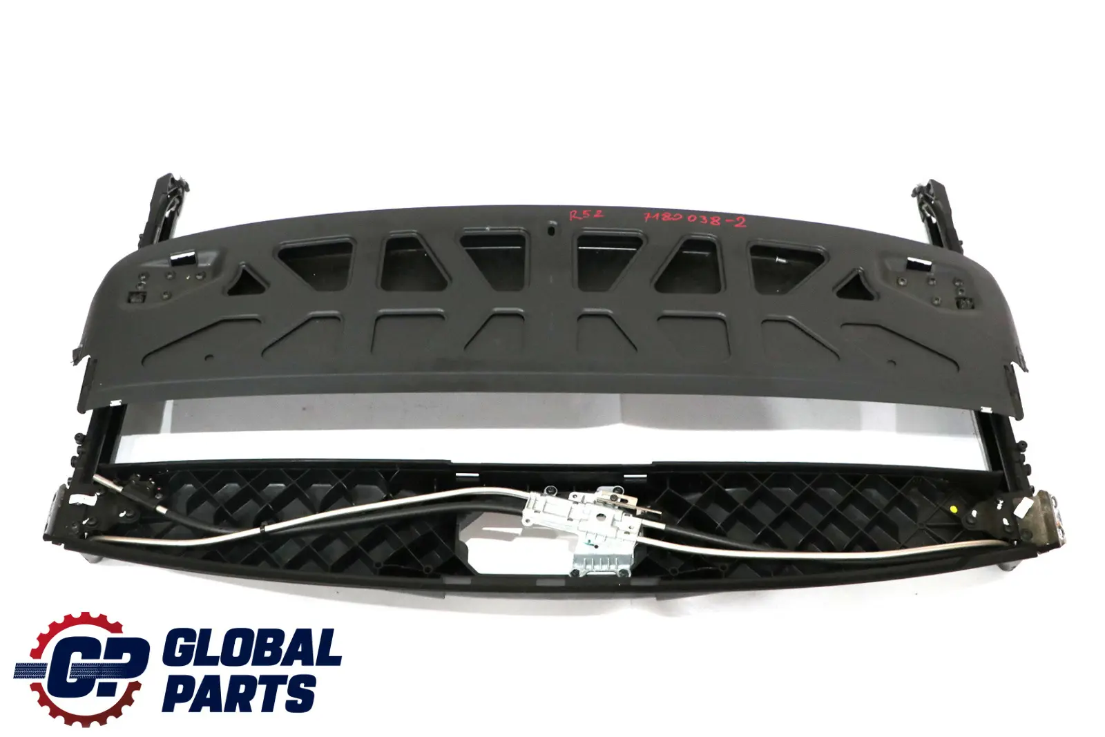 Mini R52 Cabrio Folding Top Roof Assembly Slide Guide Bow Drive Unit