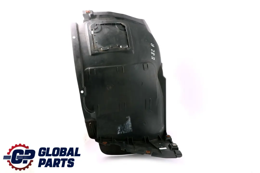 Front Right Wheel O/S Arch Bottom Housing Trim Splash Guard to BMW E82 with Part number 7180150 BMW E82 Front Right Wheel O/S Arch Bottom Housing Trim Splash Guard - SKU 7180150 - Part number 7180150