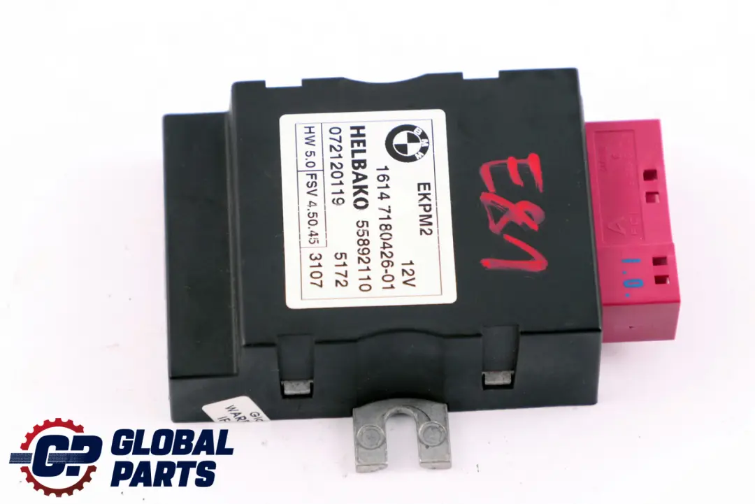 Pump Control Unit BMW E60 E81 E87 E90 E92 Module Sensor ECU Fuel - SKU 7180426 - Part number 7180426