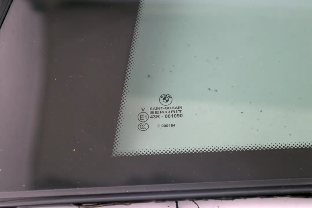 BMW E92 Hintere linke Tür Seitenfenster Glas Schwarz AS3 Schwarz Trim - SKU 7180513 - Teilenummer 7180513