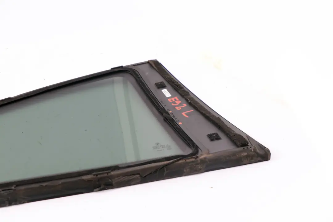 BMW E92 Hintere linke Tür Seitenfenster Glas Schwarz AS3 Schwarz Trim - SKU 7180513 - Teilenummer 7180513