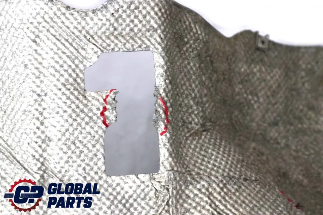 Exhaust Silencer Heat Insulation Shield Panel to BMW X6 Series E71 Rear with Part number 7180631 BMW X6 Series E71 Rear Exhaust Silencer Heat Insulation Shield Panel - SKU 7180631 - Part number 7180631