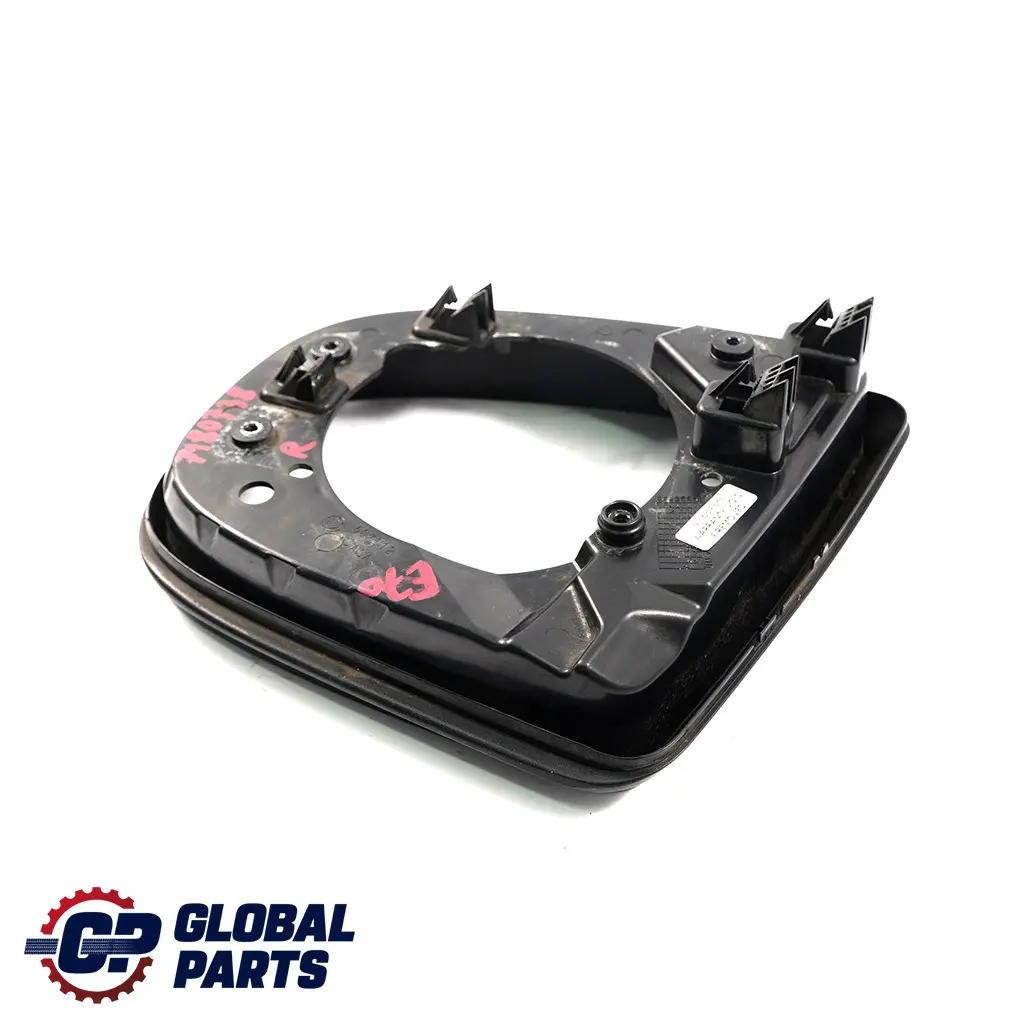 BMW X5 E70 Anello Telaio Copertura Specchio Destro Trim Cover Nero - SKU 7180738 - Numero di parte 7180738