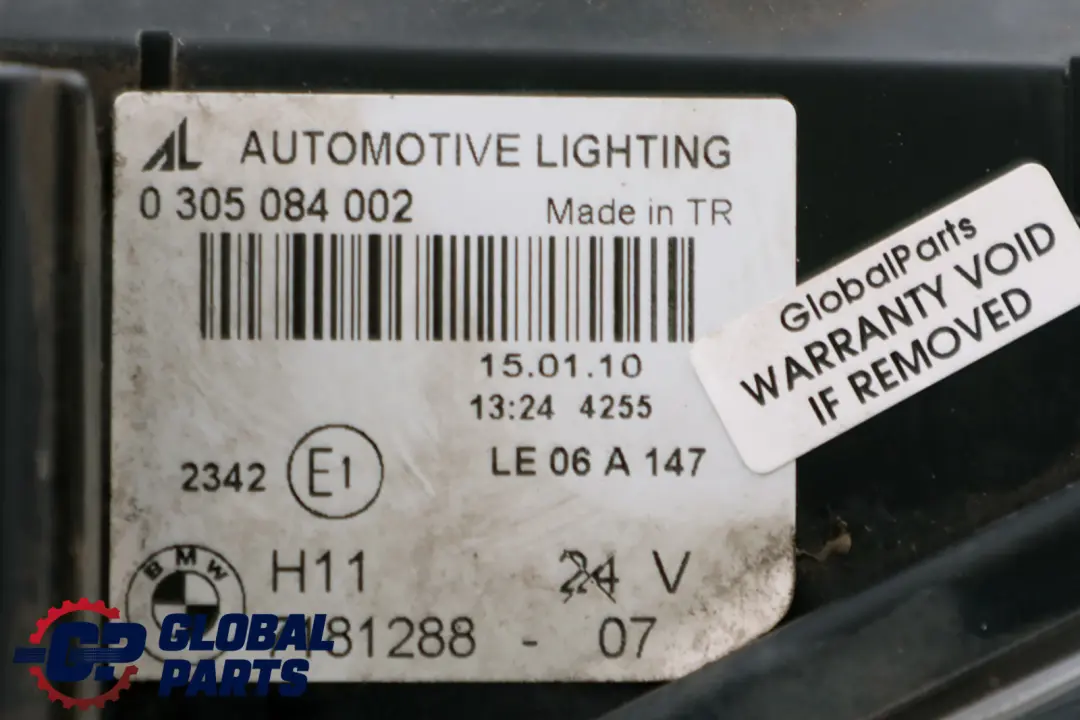 Feu Antibrouillard BMW E81 E87 LCI Lampe Avant Droite  - SKU 7181288 - Numéro de pièce 7181288