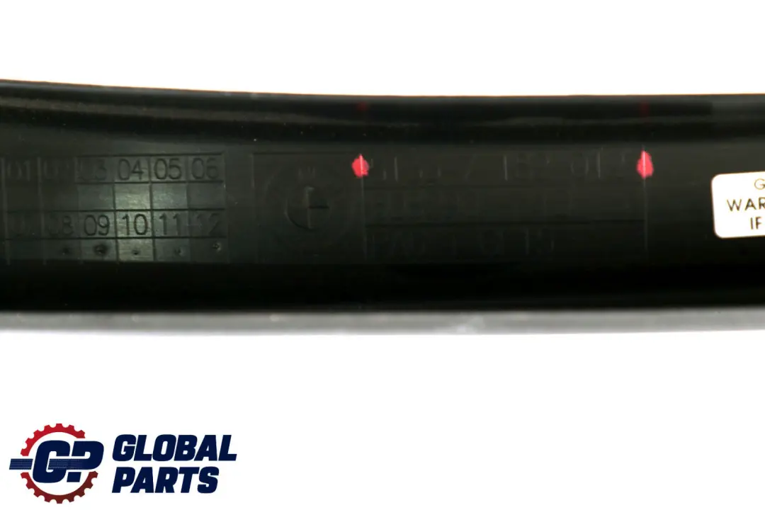BMW F10 F11 Couvercle cadre de fenetre porte avant droite noir - SKU 7182012 - Numéro de pièce 7182012
