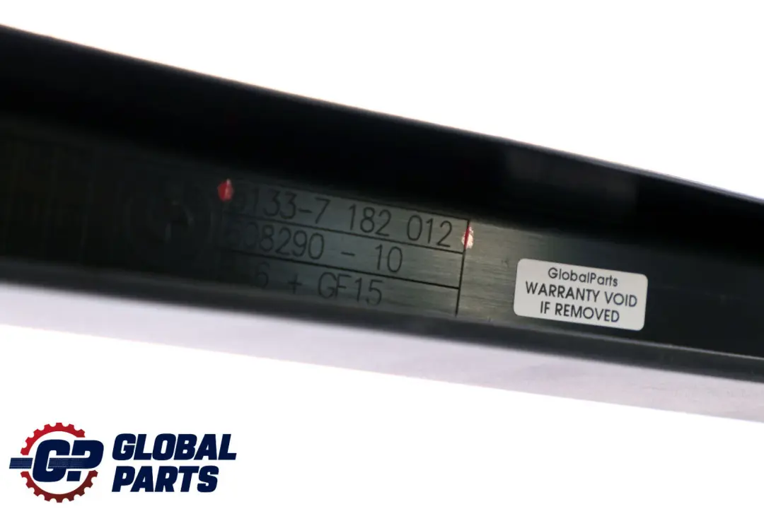 BMW F10 F11 Tapa Marco Ventana Puerta Delantera Derecha Negro - SKU 7182012 - Número de pieza 7182012