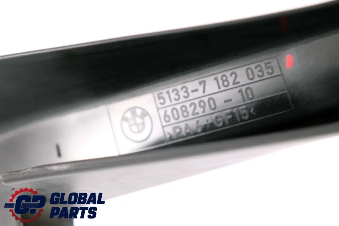 BMW 5 Series F10 Cover Window Frame Door Rear Left N/S - SKU 7182035 - Part number 7182035