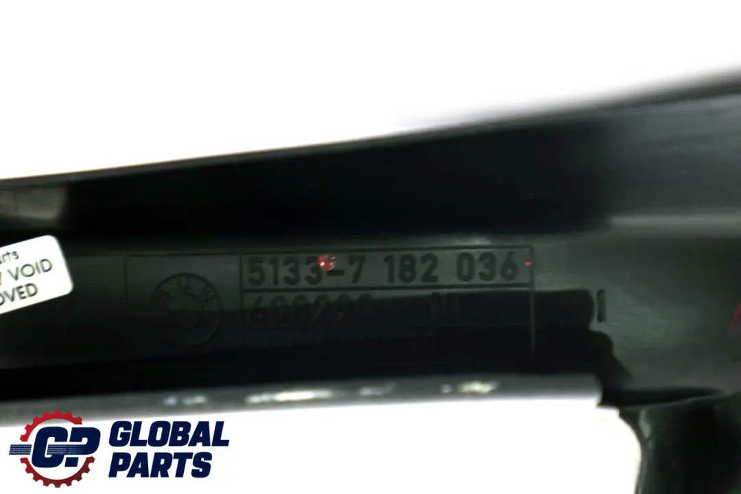 BMW 5 er F10 Abdeckung Fensterrahmen Tür Hinten Rechts - SKU 7182036 - Teilenummer 7182036