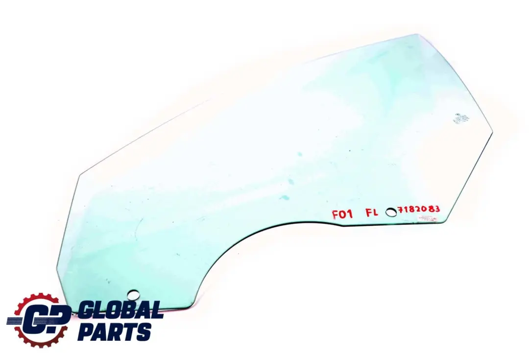 BMW F01 Front Left N/S Door Side Green Window Glass Pane AS2 - SKU 7182083 - Part number 7182083