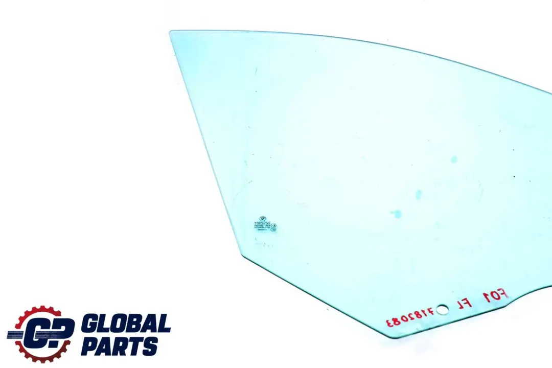 BMW F01 Front Left N/S Door Side Green Window Glass Pane AS2 - SKU 7182083 - Part number 7182083