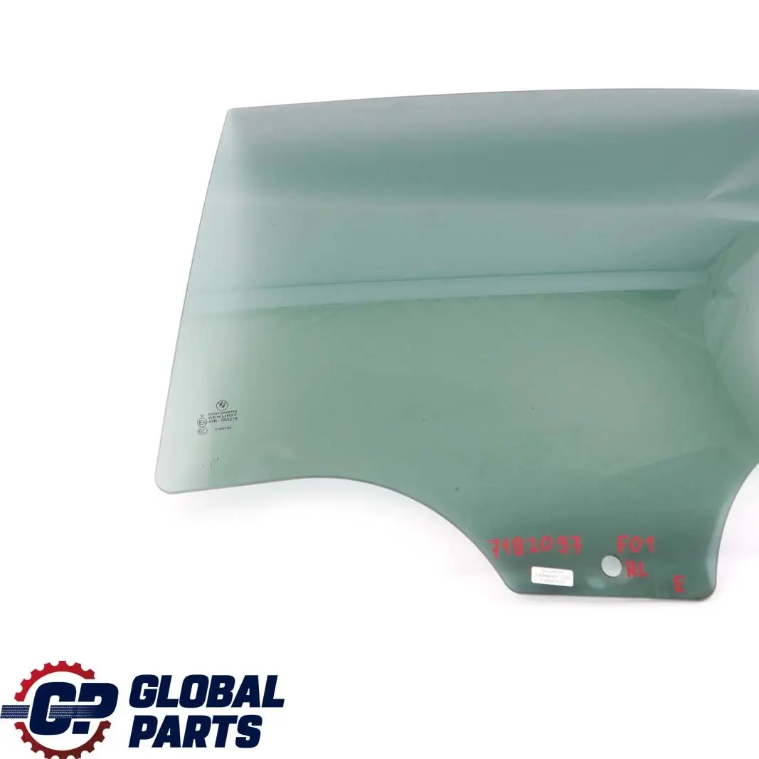 BMW 7 Series F01 F04 Rear Left Door N/S Side Window Glass SSG - SKU 7182097 - Part number 7182097
