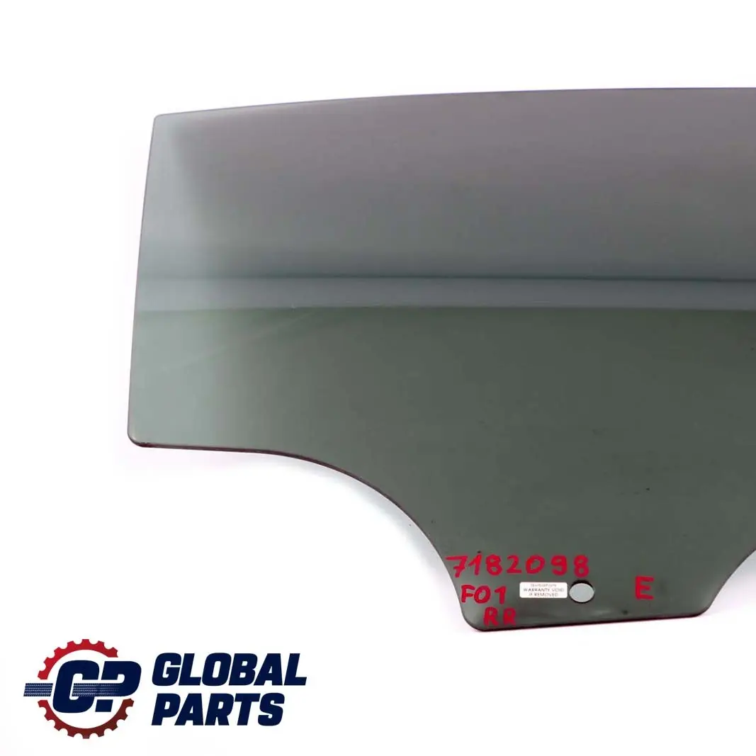 BMW 7 Series F01 F04 Rear Right Door O/S Side Window Glass SSG - SKU 7182098 - Part number 7182098