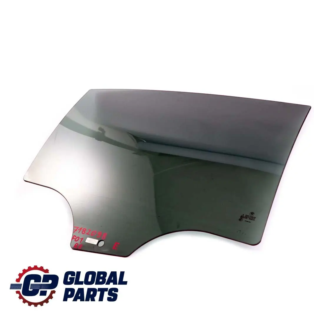 Puerta Trasera Derecha Cristal Ventana Lateral SSG para BMW F01 F04 con número de pieza 7182098 BMW F01 F04 Puerta Trasera Derecha Cristal Ventana Lateral SSG - SKU 7182098 - Número de pieza 7182098