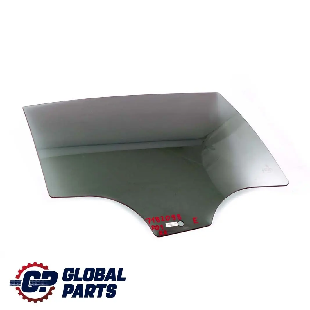 Puerta Trasera Derecha Cristal Ventana Lateral SSG para BMW F01 F04 con número de pieza 7182098 BMW F01 F04 Puerta Trasera Derecha Cristal Ventana Lateral SSG - SKU 7182098 - Número de pieza 7182098
