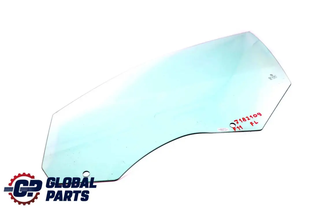 Front Left Door Green Side Window AS2 N/S to BMW F10 F11 with Part number 7182109 BMW F10 F11 Front Left Door Green Side Window AS2 N/S - SKU 7182109 - Part number 7182109