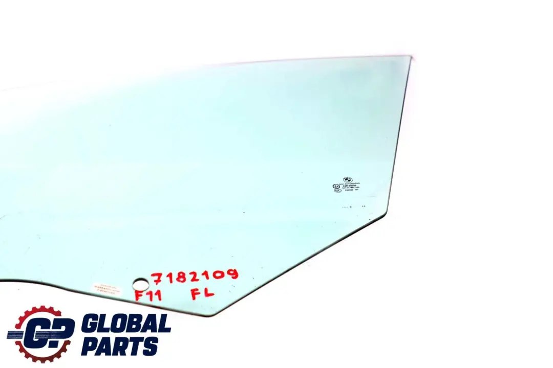 BMW F10 F11 Porte Avant Gauche Fenêtre Latérale Verte AS2 - SKU 7182109 - Numéro de pièce 7182109