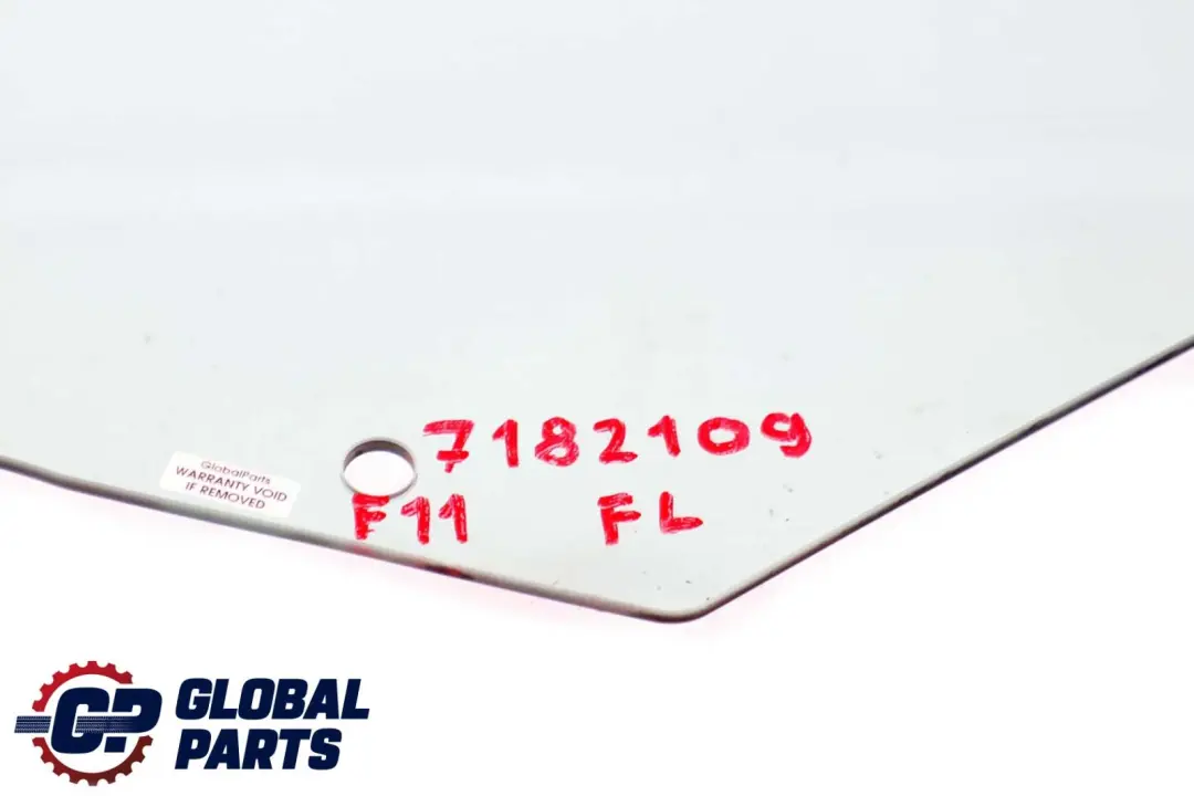 BMW F10 F11 Porte Avant Gauche Fenêtre Latérale Verte AS2 - SKU 7182109 - Numéro de pièce 7182109