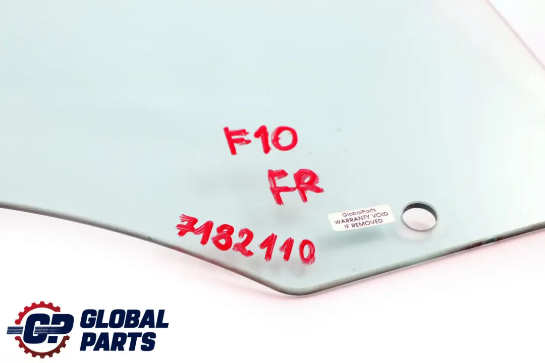  Door Window BMW F10 F11 Front Glass Glazing Green Side AS2 Right O/S - SKU 7182110 - Part number 7182110