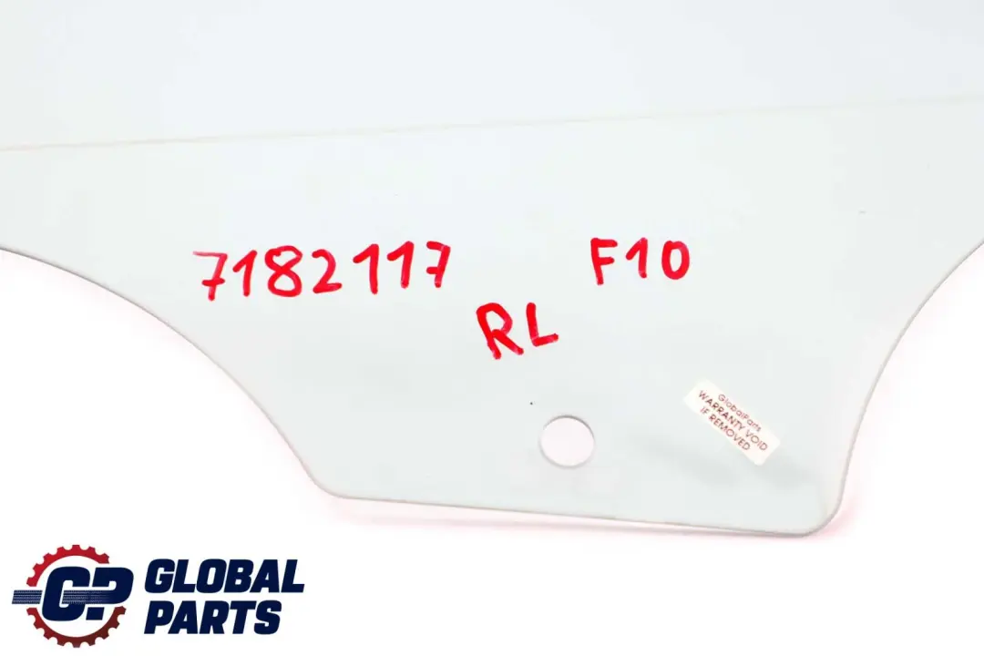 BMW F10 Porta Posteriore Sinistra Vetro Laterale Verde As2 - SKU 7182117 - Numero di parte 7182117