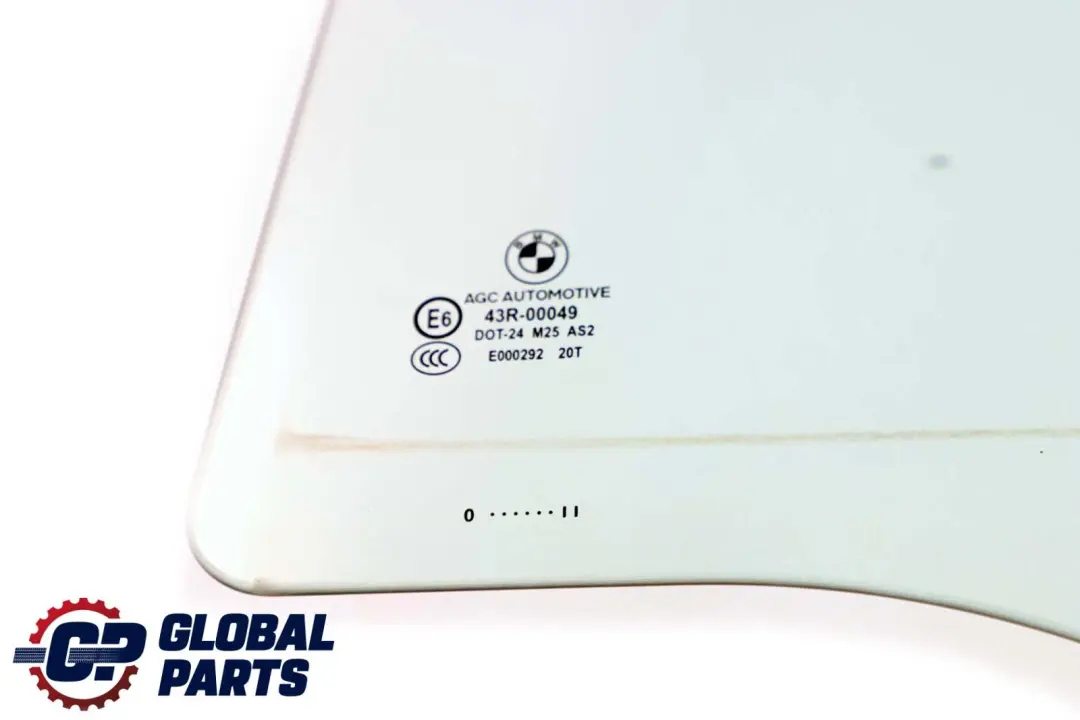BMW F10 Porta Posteriore Sinistra Vetro Laterale Verde As2 - SKU 7182117 - Numero di parte 7182117